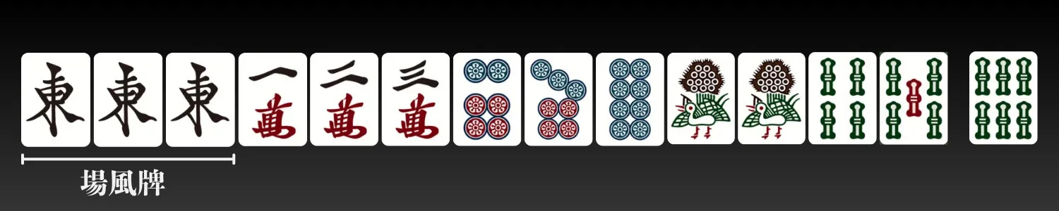 役牌：場風牌