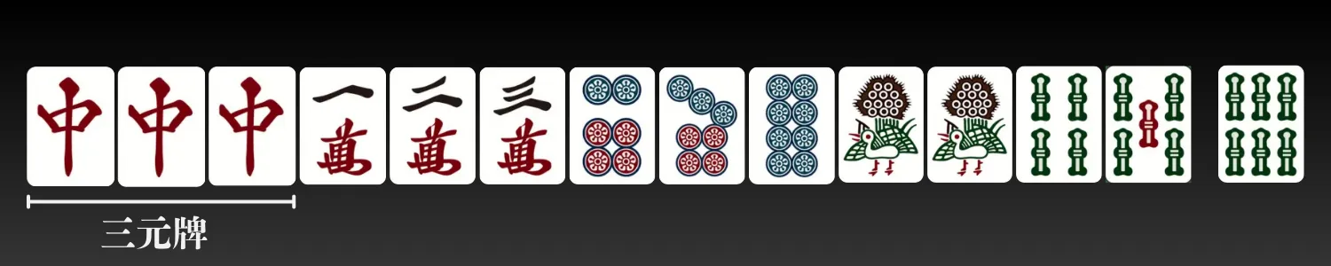 役牌：三元牌